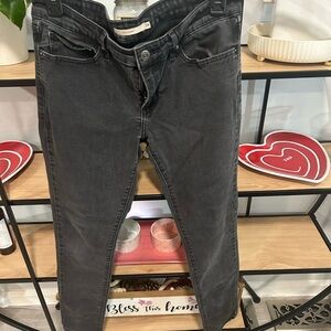 Levi Charcoal Skinny Jeans for Women